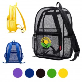 Multi Color Custom Mesh Backpack with Logo