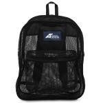 All See Through Mesh Backpack with Logo