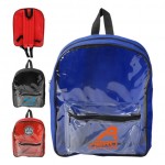 Poly Clear PVC Backpack with Logo