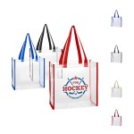 Clear Stadium PVC Tote Bag with Logo