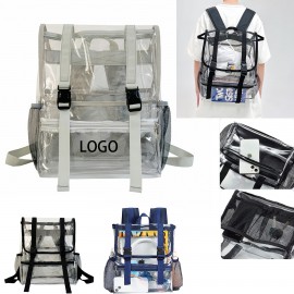Clear Mini Backpack with Logo