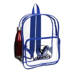 16" Clear Security Backpack with Logo