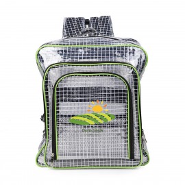 Customized Transparent Grid Backpack