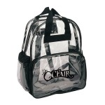 Personalized Clear Vinyl Backpack