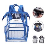 Pvc Transparent Mommy Backpack with Logo