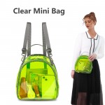 Mildbeer Clear Bag Stadium Approved Clear Mini Backpack with Logo