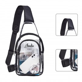 Personalized Clear Sling Bag  Personalized Clear Sling Bag