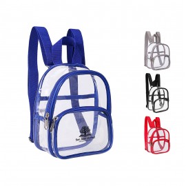 Logo Branded Clear Stadium Backpack