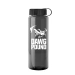 Custom 32 Oz. Guzzler Travel Sports Bottle w/Tethered Lid