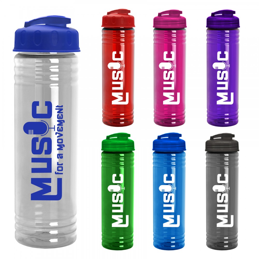 Personalized 24 Oz. Slim Fit Water Bottle w/Flip Lid