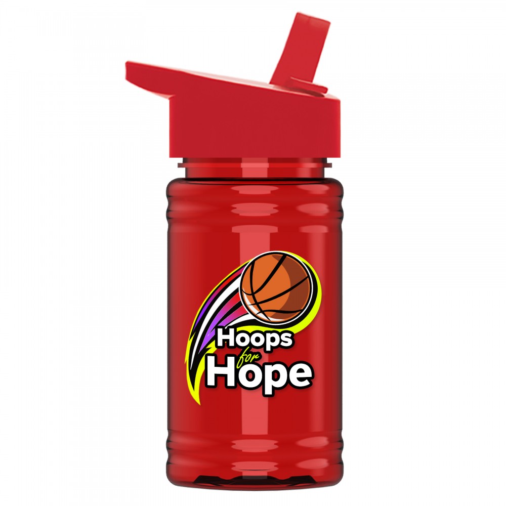 Upcycle Mini - 16 Oz. Rpet Sport Bottle w/Flip Straw Lid with Logo