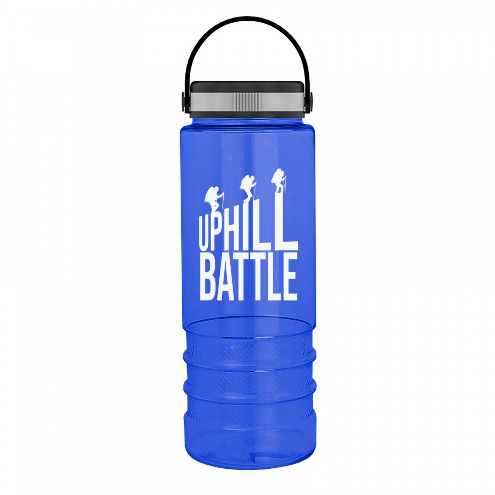Custom 24 Oz. Salute Transparent Bottle w/Ez Grip Lid Custom 24 Oz. Salute Transparent Bottle w/Ez Grip Lid