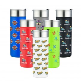 18 Oz. Double Wall Vacuum Tumbler Water Bottle with Logo