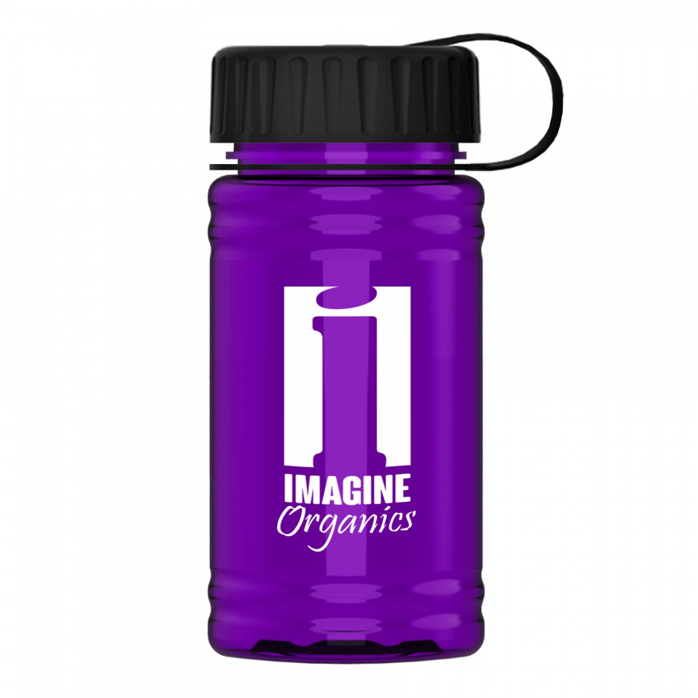Personalized 16 Oz. Upcycle Mini Rpet Sports Bottle w/Tethered Lid Personalized 16 Oz. Upcycle Mini Rpet Sports Bottle w/Tethered Lid