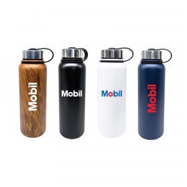 Custom 40oz Stainless Wide Mouth Insulated Bottle