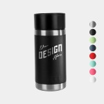12 Oz YETI Stainless Steel Insulated Hot Shot Bottle with Logo
