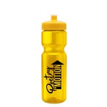 28 Oz. Champion Transparent Sports Bottle w/Push Pull Lid with Logo