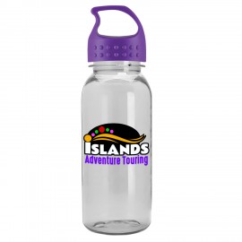18 Oz. Digital Cadet Transparent Bottle w/Crest Lid with Logo
