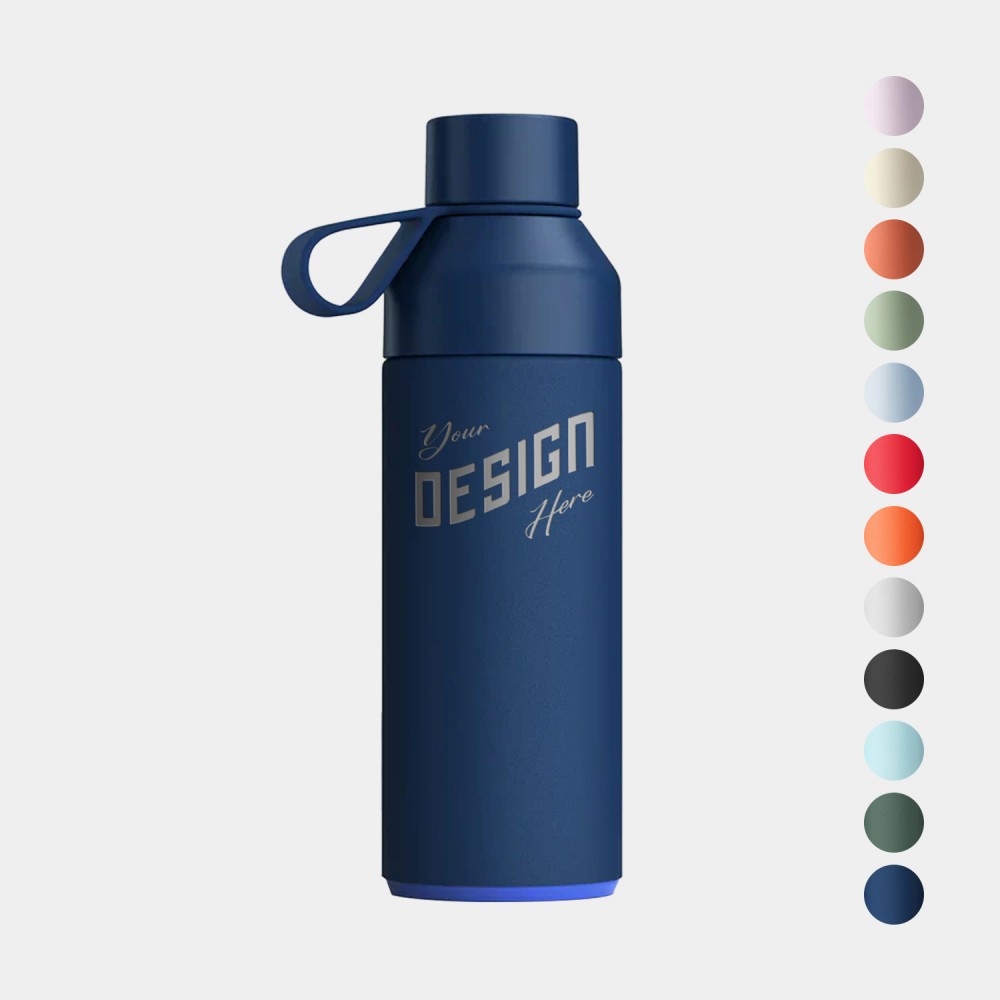 17 oz Ocean Bottle Recycled Stainless Steel Vacuum Insulated Water Bottle with Logo