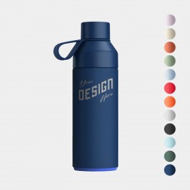 17 oz Ocean Bottle Recycled Stainless Steel Vacuum Insulated Water Bottle with Logo  17 oz Ocean Bottle Recycled Stainless Steel Vacuum Insulated Water Bottle with Logo