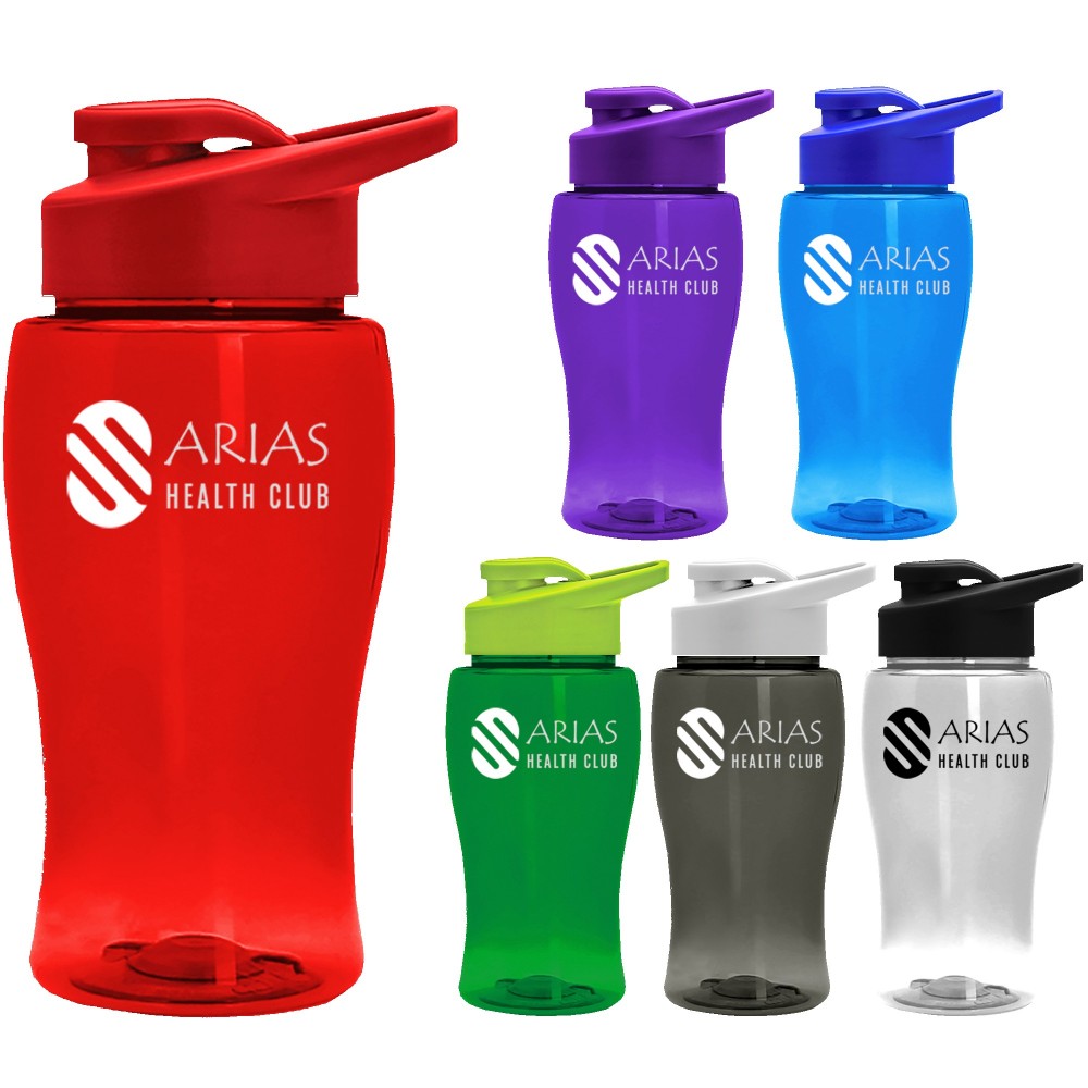 18 Oz. Poly-Pure Junior Sports Bottle w/Drink Through Lid with Logo