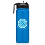 Custom 18 Oz. The Travelor Stainless Steel Vacuum Bottle