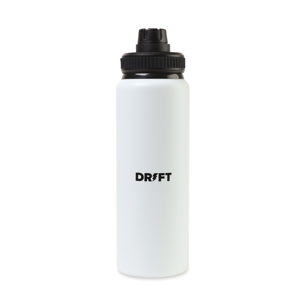 Custom Jett Aluminum Chug Lid Hydration Bottle - 32 Oz. - White