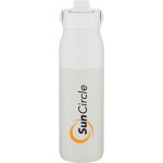 34 oz Larq Swig Top (Granite White) with Logo