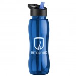 Promotional 25 Oz. Slim Grip Tritan Bottle w/Flip Straw Lid