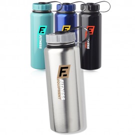 Customized Stainless Steel Sports Bottles with Lid 34 oz