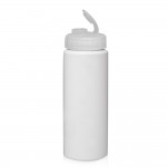 Logo Branded HDPE Plastic Water Bottles with Sipper Lids 32oz