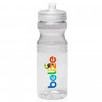 Personalized Poly-Clear Bike Water Bottles 24 oz