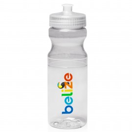Personalized Poly-Clear Bike Water Bottles 24 oz