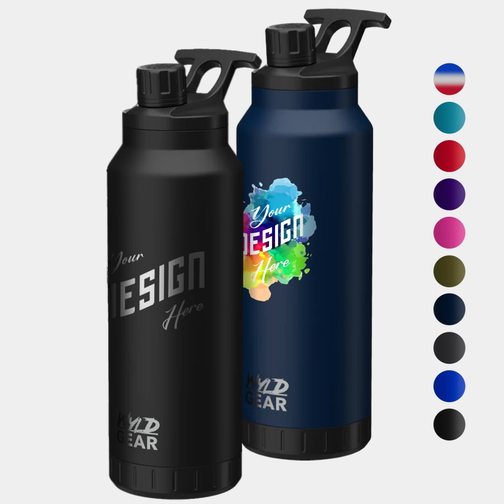 44 oz Wyld Gear Stainless Steel Vacuum Insulated Mag Bottle with Logo 44 oz Wyld Gear Stainless Steel Vacuum Insulated Mag Bottle with Logo