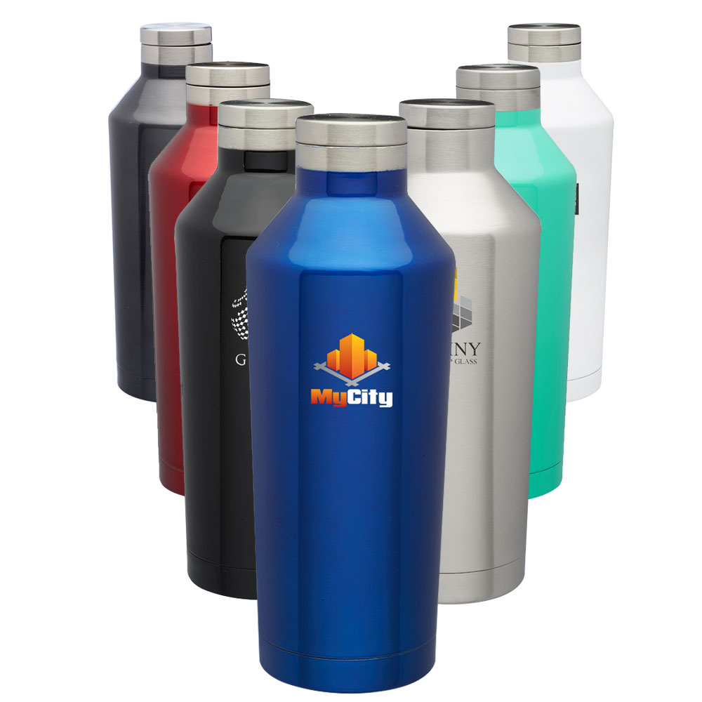 Vacuum Stainless Steel Water Bottles 17 oz with Logo