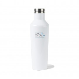 CORKCICLE Canteen - 16 Oz. - Gloss White with Logo