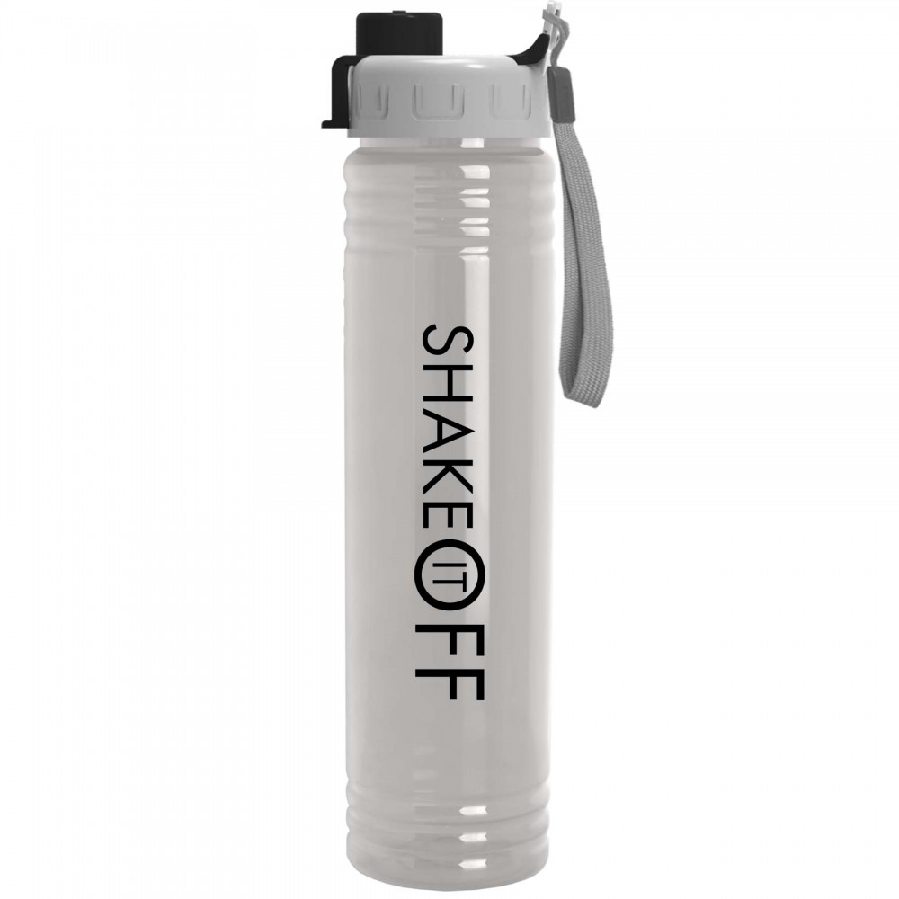 Custom The Adventure - 32 Oz. Transparent Bottle With Quick Snap Lid Made With Tritan Renew Custom The Adventure - 32 Oz. Transparent Bottle With Quick Snap Lid Made With Tritan Renew