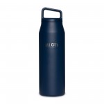 MiiR Vacuum Insulated Wide Mouth Bottle - 32 Oz. - Tidal Blue with Logo