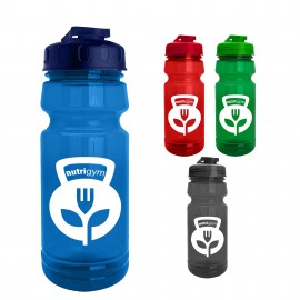 24 oz. UpCycle Sports bottle with USA Flip lid with Logo  24 oz. UpCycle Sports bottle with USA Flip lid with Logo