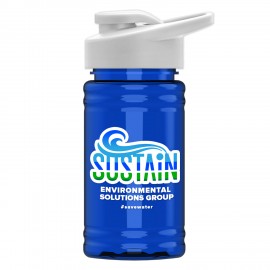 Promotional Upcycle - Mini 16 Oz. Rpet Sports Bottle w/Drink Thru Lid - Digital