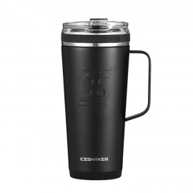 26 oz Ice Shaker Stainless Steel Insulated Flex Bottle with Handle with Logo  26 oz Ice Shaker Stainless Steel Insulated Flex Bottle with Handle with Logo