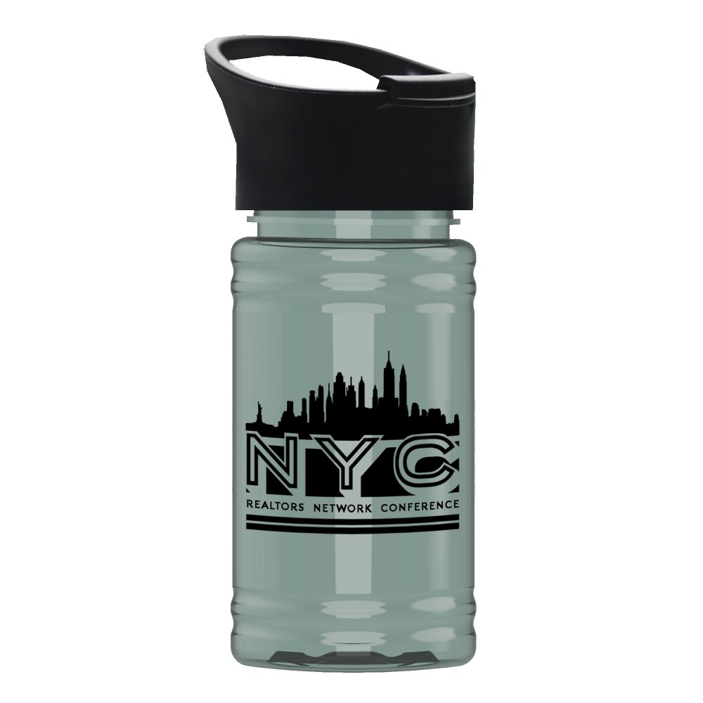 Custom 16 Oz. Upcycle Mini Rpet Sports Bottle w/Pop-Up Sip Lid Custom 16 Oz. Upcycle Mini Rpet Sports Bottle w/Pop-Up Sip Lid