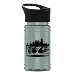 Custom 16 Oz. Upcycle Mini Rpet Sports Bottle w/Pop-Up Sip Lid
