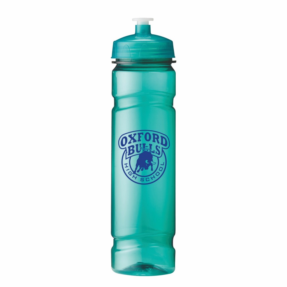 Customized 24 Oz. PolySure Jet Stream Squeeze Water Bottle Customized 24 Oz. PolySure Jet Stream Squeeze Water Bottle
