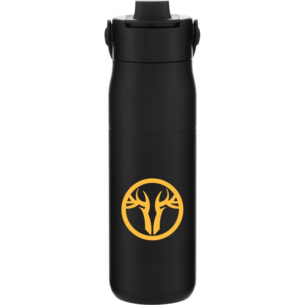 23 oz Larq Swig Top (Obsidian Black) with Logo