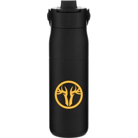 23 oz Larq Swig Top (Obsidian Black) with Logo
