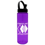 Freedom Bottle - 28 oz.Transparent Tritan ReNew Bottle with Flip Straw Handle Lid with Logo
