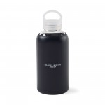 Personalized Purity Glass Bottle - 18.5 Oz. - Black