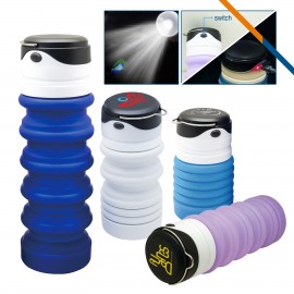 Promotional Luminous Elastic Collapsible Bottle