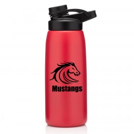 Logo Branded 26 oz. The Work Out Stainless Steel Vacuum Bottle  Logo Branded 26 oz. The Work Out Stainless Steel Vacuum Bottle